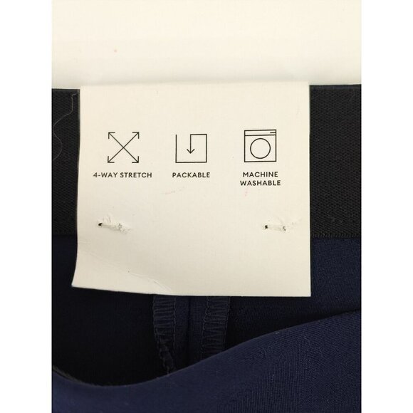 BR Standard Skinny Fit Highrise 4 Way Stretch Navy Blue Pants Size 8 Short - Picture 7 of 15